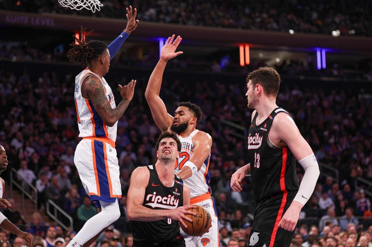 אבדיה בדרך לעוד שתי נקודות (צילום: Vincent Carchietta-Imagn Images) אבדיה