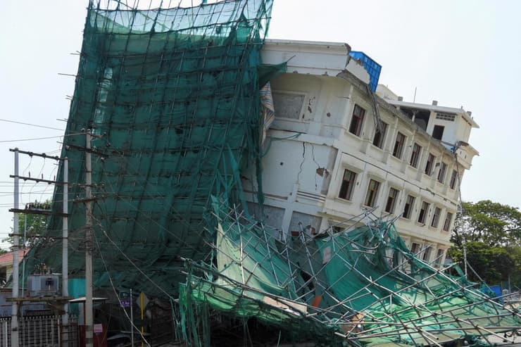 מיאנמר מנדליי רעידת אדמה רעש