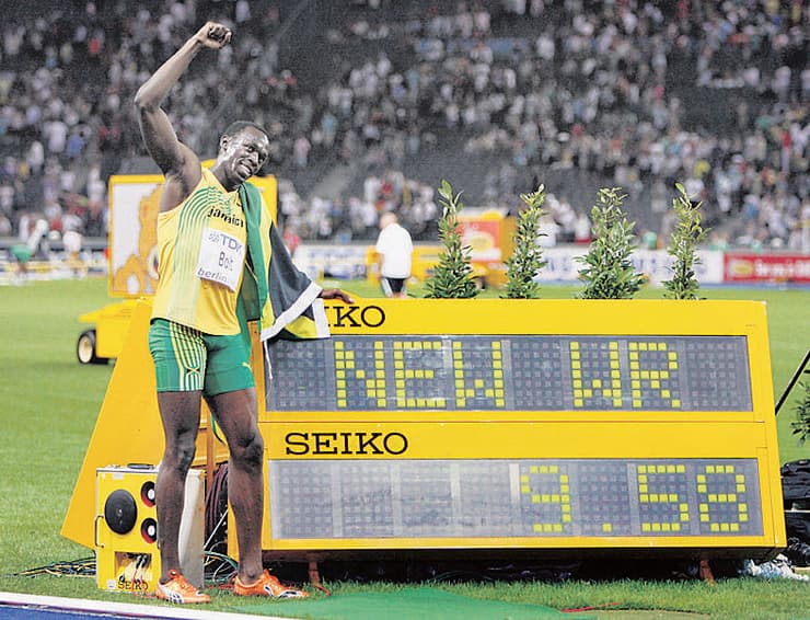 יוסיין בולט והשיא