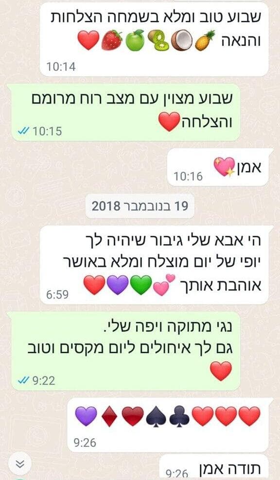 השיחה האחרונה של נגה יצחק עם אביה רון יצחק