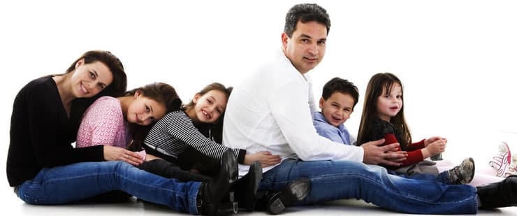 הדס ביטרן עם משפחתה