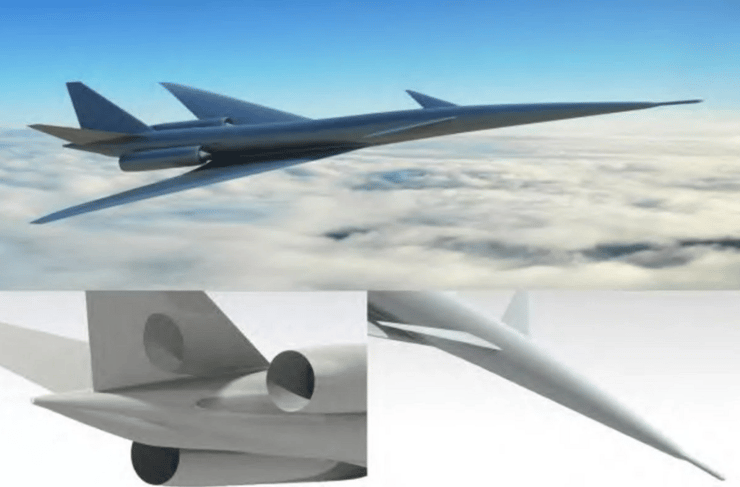 הדמייה של מטוס הקומק C949 הדמייה של מטוס הקומק C949