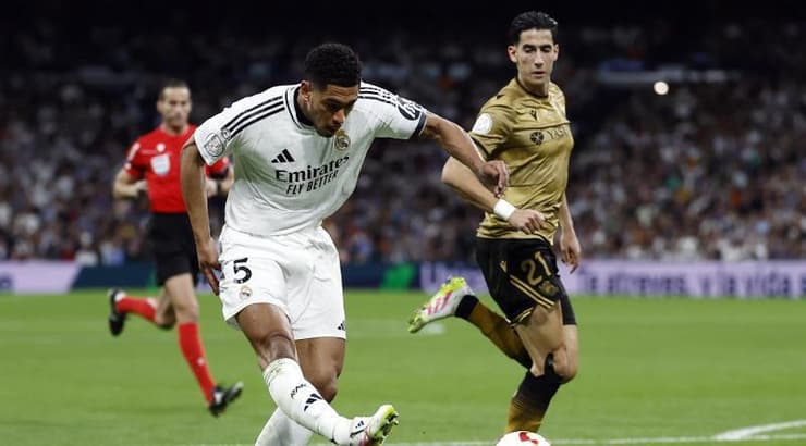 הבעיטה של ג'וד בלינגהאם (רויטרס) הבעיטה של ג'וד בלינגהאם