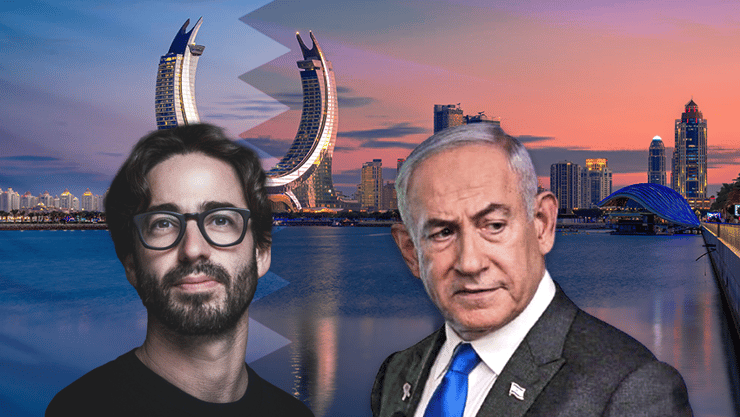 איינהורן, נתניהו וקטאר. אחד משורת ישראלים שמייעצים למנהיג הסרבי (צילום: שאול גולן, בועז ארד, Q world / Shutterstock) ישראל שרוליק איינהורן, קטאר, נתניהו