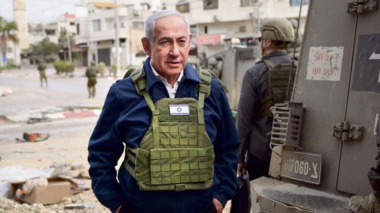 בנימין נתניהו בגדה המערבית