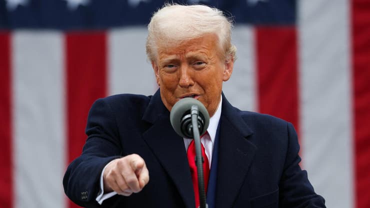 נשיא ארה"ב, דונלד טראמפ (צילום: REUTERS/Carlos Barria) נשיא ארה"ב, דונלד טראמפ