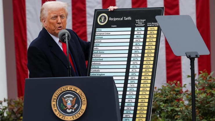 נשיא ארה"ב, דונלד טראמפ (צילום: REUTERS/Carlos Barria) נשיא ארה"ב, דונלד טראמפ