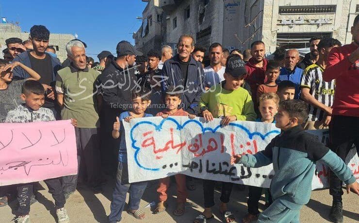 הפגנות בבית לאהיה שבעזה