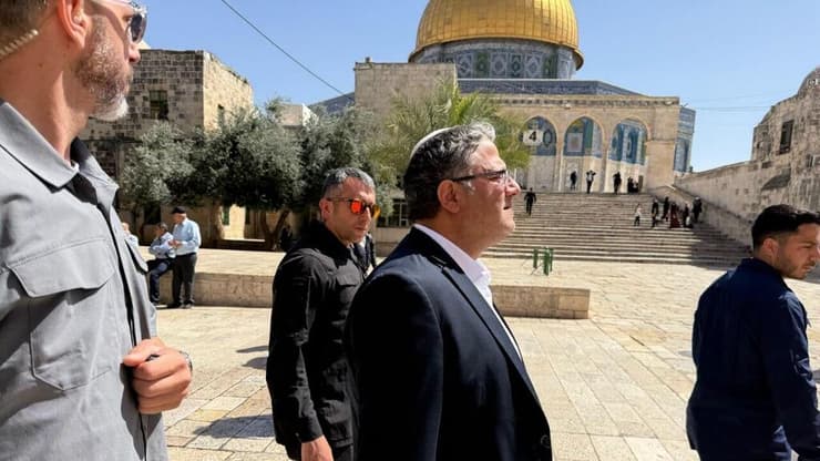 חבר הכנסת איתמר בן גביר עלה להר הבית