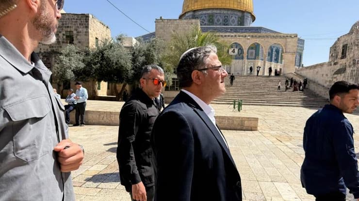 חבר הכנסת איתמר בן גביר עלה להר הבית