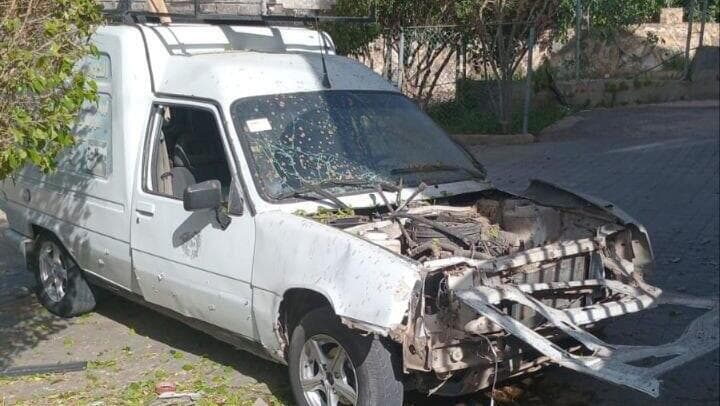 כטב"מ תקף רכב בעלמא א-שעב בדרום לבנון