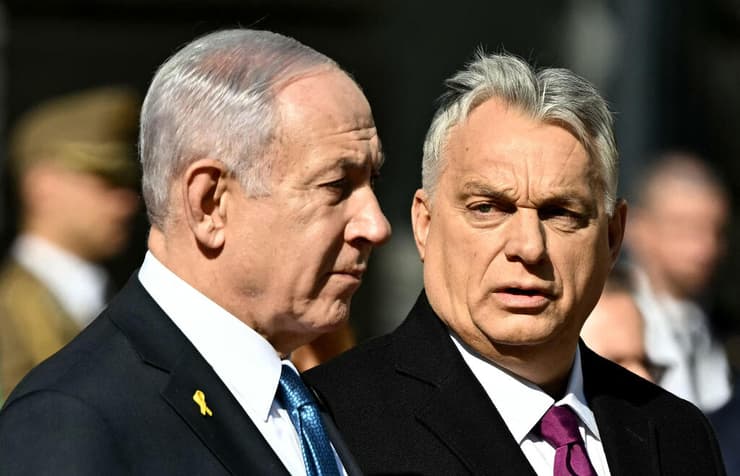 קבלת פנים לראש הממשלה בנימין נתניהו ורעייתו שרה בהונגריה