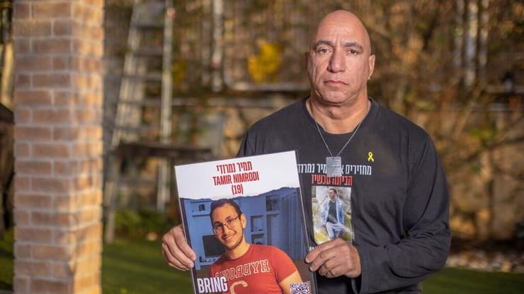 "החטופים חייבים להיות בראש סדר העדיפויות". אלון נמרודי, אביו של תמיר (צילום: אלי דסה ) אלון נמרודי