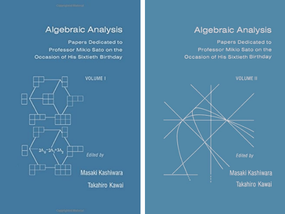 מאמר מכונן באנליזה אלגברית. אסופת מאמרים של קאשיווארה בעריכת קאוואי לכבודו של סאטו