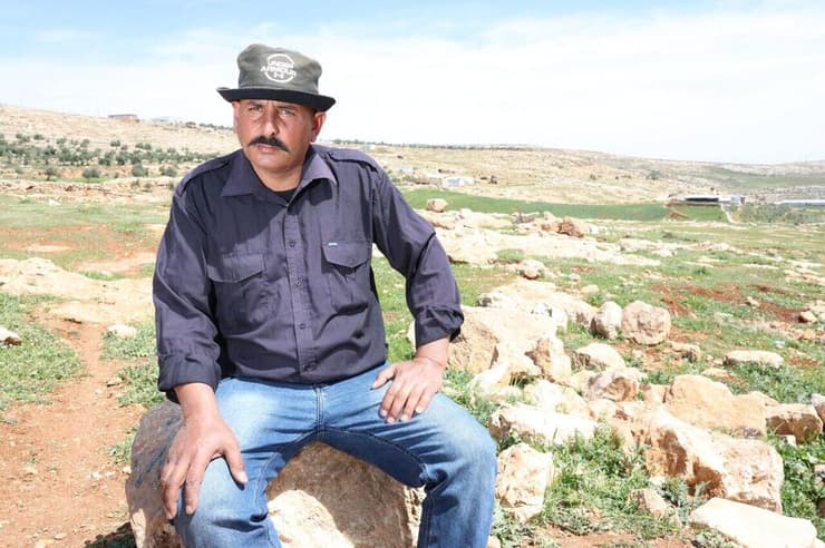 מוסטפא סולימאן כעבנה. "אמרו לנו: 'לכו לירדן'"