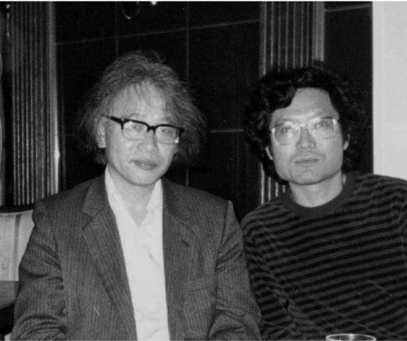 שיתוף פעולה ארוך שנים שהניב פריצות דרך מתמטיות. קאשיווארה (מימין) עם מיקיו סאטו