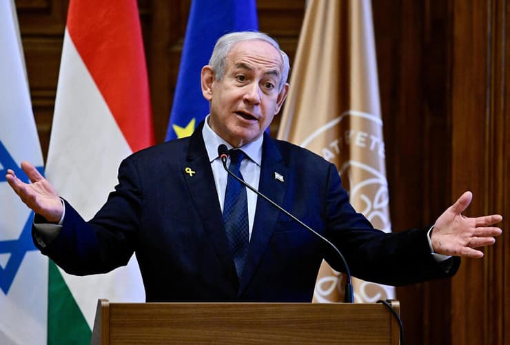 ראש הממשלה נתניהו בביקור בהונגריה (צילום: REUTERS/Marton Monus) ראש הממשלה בנימין נתניהו בביקור בהונגריה