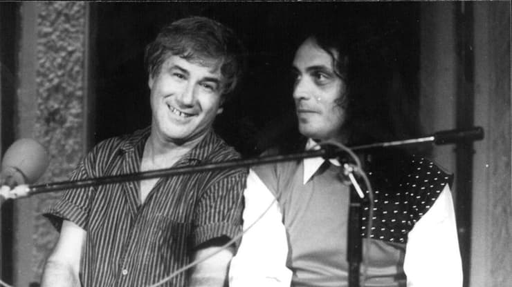 אהוד מנור ז"ל וצביקה פיק ז"ל ב-1984