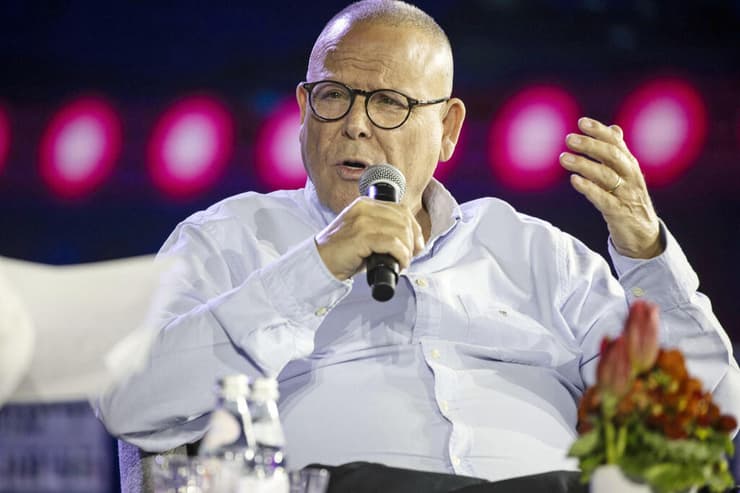 יו"ר ההסתדרות, ארנון בר דוד (צילום: גיל נחושתן) ועידת "האנשים של המדינה"