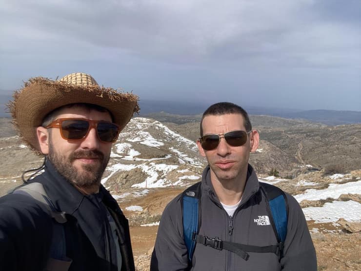 גלעד וגיא מתחילים את המסע במרומי החרמון
