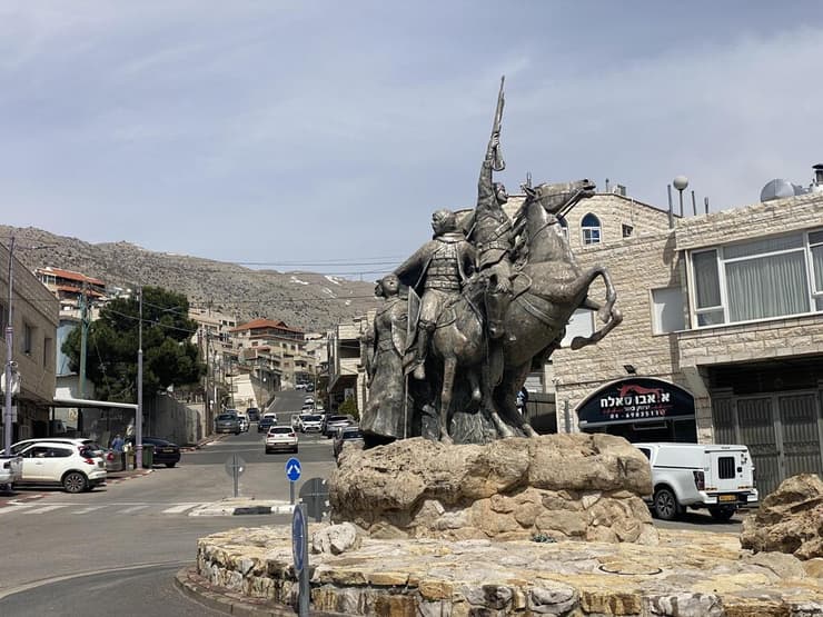 כיכר אסעד כנג' במג'דל שמס