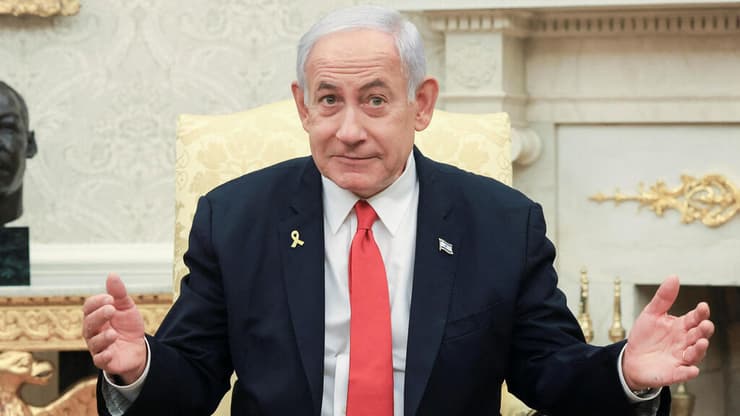 ראש הממשלה בנימין נתניהו ונשיא ארה"ב דונלד טראמפ בחדר הסגול