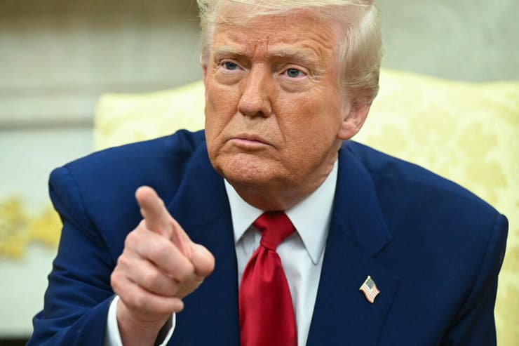 ראש הממשלה בנימין נתניהו ונשיא ארה"ב דונלד טראמפ בחדר הסגול