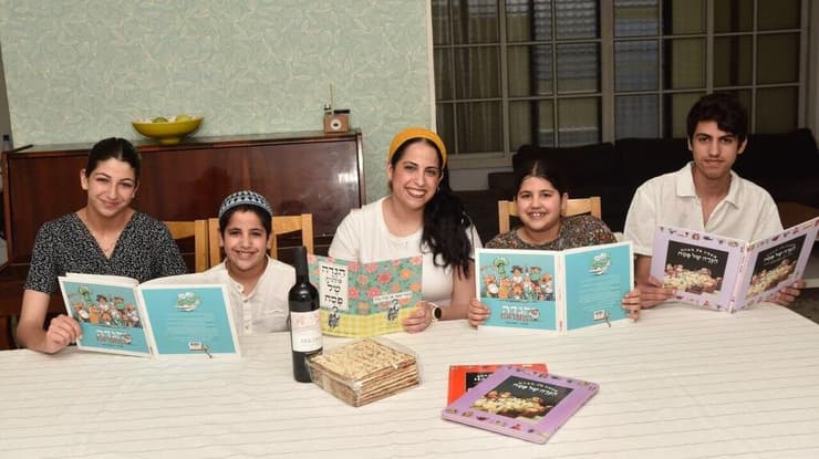 משפחת אלמגור תחגוג את חג הפסח בלי אבא שבמילואים