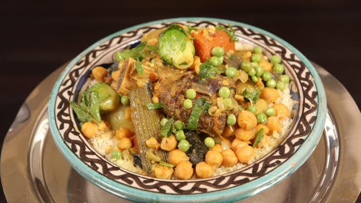 מנת קוסקוס של השף רפי כהן