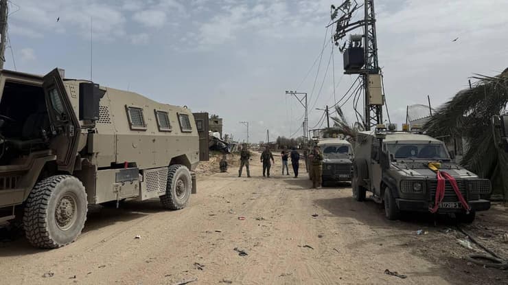 פעילות הכוחות בציר מורג בעזה