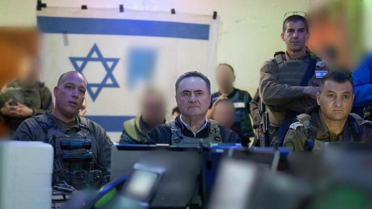 צילום: אלעד מלכה, משרד הביטחון שר הביטחון ישראל כ"ץ ביקר בציר מורג בעזה