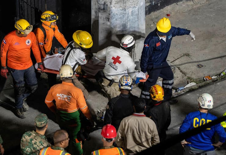  הרפובליקה הדומיניקנית קריסת גג מועדון לילה ג'ט סט סנטו דומינגו