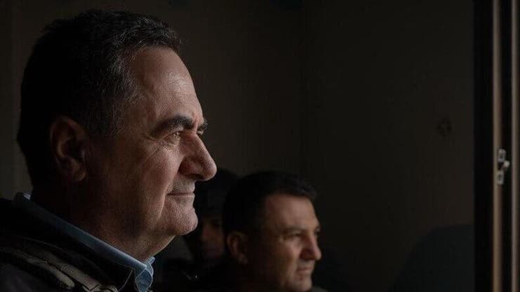 שר הביטחון ישראל כ"ץ ביקר בציר מורג בעזה