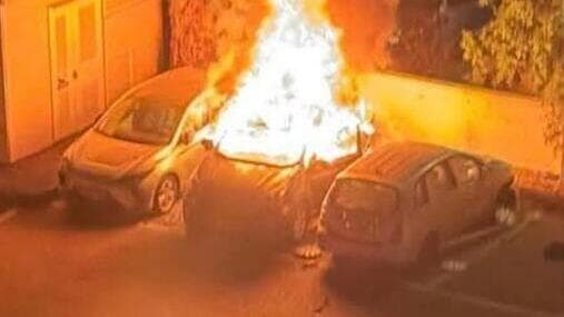 זירת פיצוץ המטען בנתניה