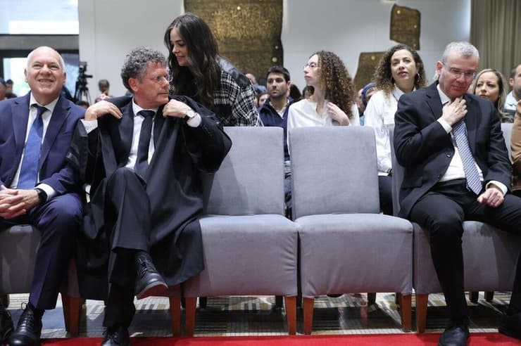 צילום: אלכס קולומויסקי טקס השבעת 35 שופטים חדשים בבית הנשיא