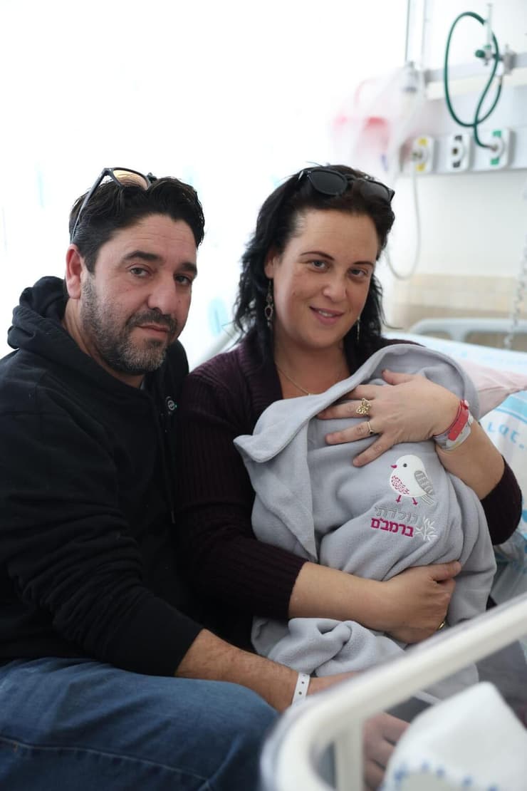 אורלי ואריק. במפגש הראשון הם ישבו כמעט חמש שעות יחד (צילום: הקריה הרפואית רמב"ם) אורלי ואריק