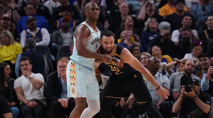 סטף קרי מול כריס פול (רויטרס) סטף קרי מול כריס פול