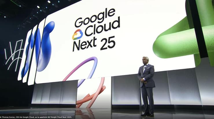 מנכ"ל גוגל קלאוד, תומס קוריאן, בכנס Next 2025