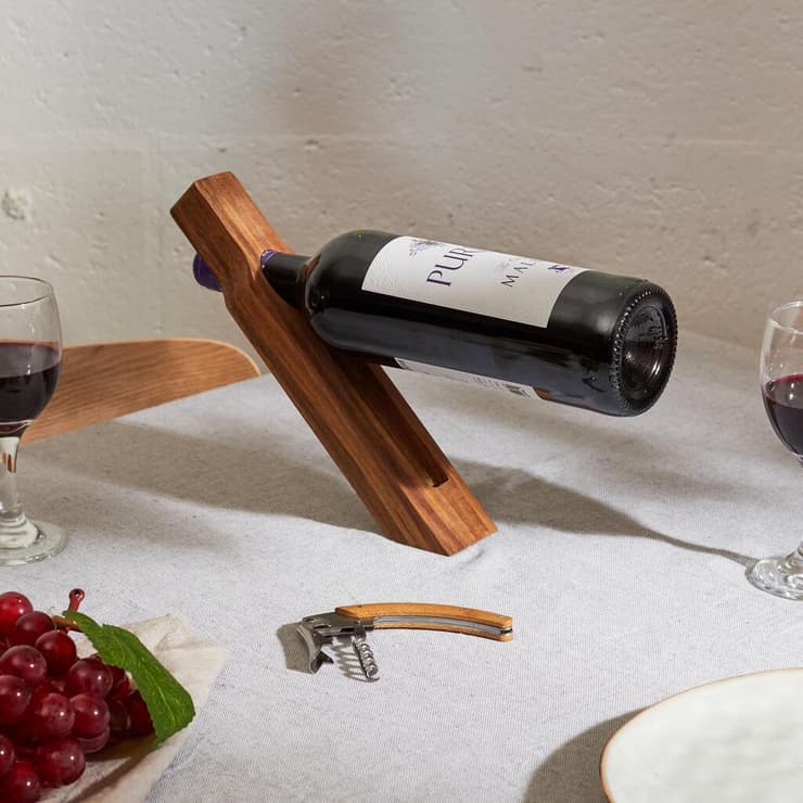 מחזיק לבקבוק יין של מקסטוק 