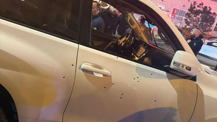 הרכב שבו נורה למוות מוחמד עבד טרביה בסכנין