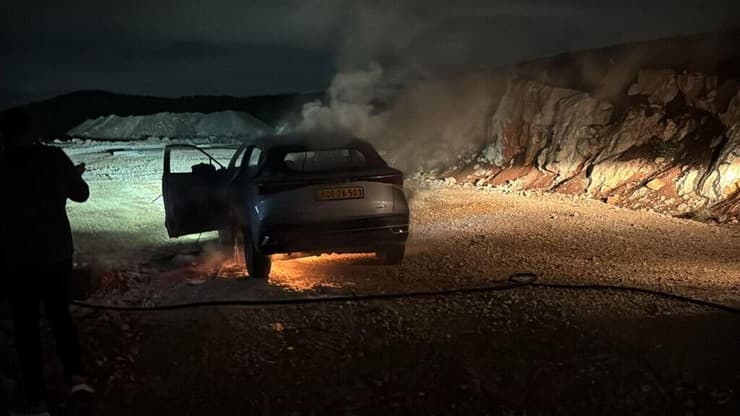 הרכב שעל פי החשד שימש את החשודים ברצח בסכנין