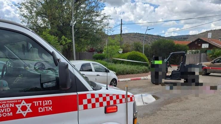 זירת התהפכות הטרקטורון שבה נהרג נער בן 13