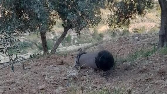 שברי יירוט באזור חברון שברי טיל שנפלו בדורא, דרומית לחברון