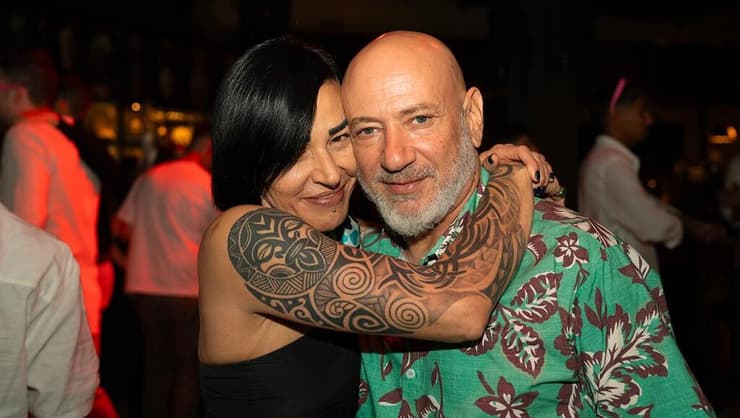 ניר בכר ובת הזוג עינת נחמיה