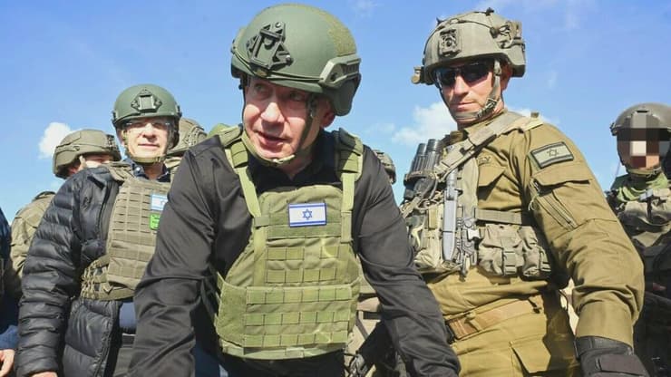 נתניהו בצפון הרצועה. ארכיון (צילום: חיים צח/ לע״מ) ראש הממשלה נתניהו בצפון רצועת עזה