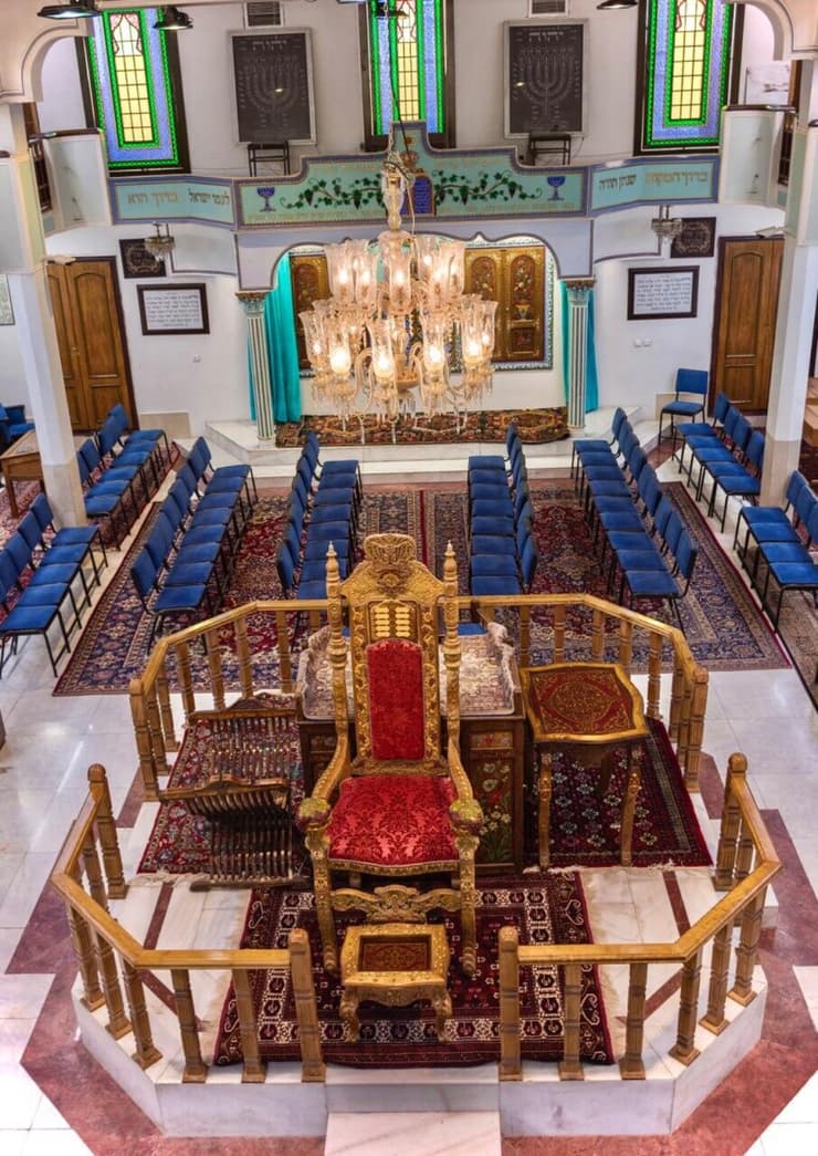 בית הכנסת כתר דויד באספהאן בתמונה מ-2020