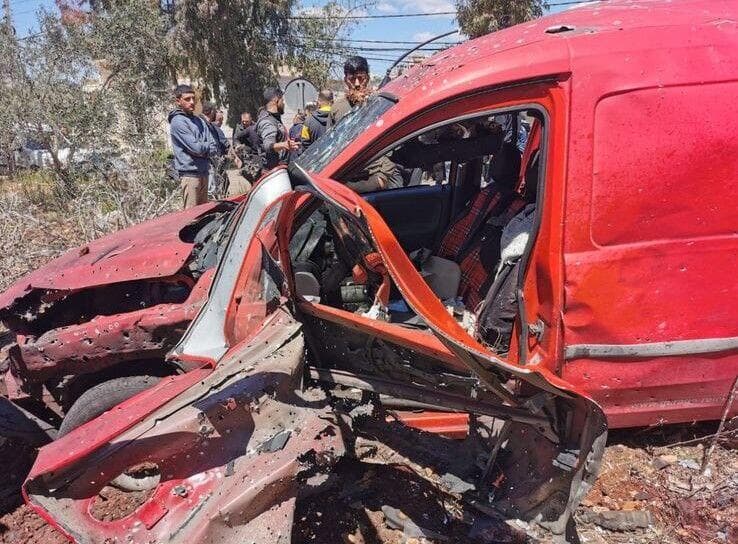  תקיפת כטב"מ לעבר רכב בעיתרון בדרום לבנון