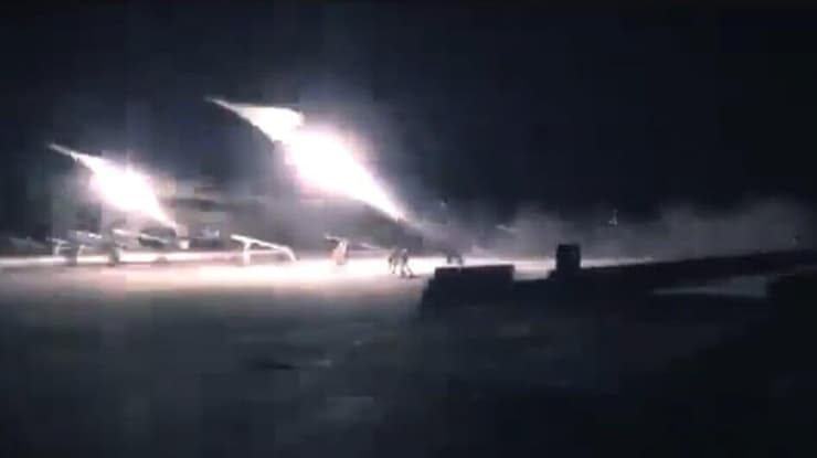 תיעוד מהכנת הטב"מים, טילים וחדר הפיקוד והמבצעים מהתקיפה האיראנית הראשונה על ישראל