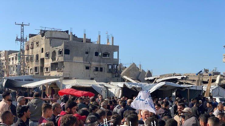 מחאה נגד חמאס בבית לאהיא