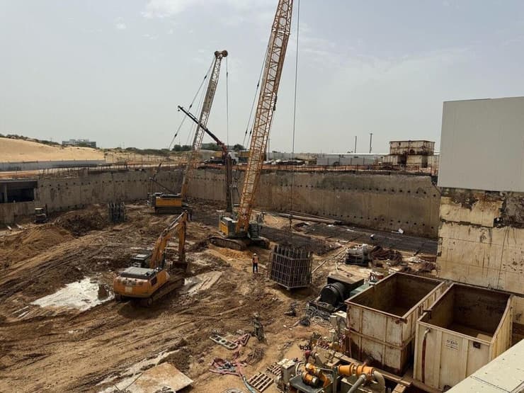 נבנה על חורבות בניין ההנהלה הישן שנהרס (צילום: דוברות אסותא אשדוד) הקמת מגדל אשפוז בבית החולים הציבורי אסותא אשדוד